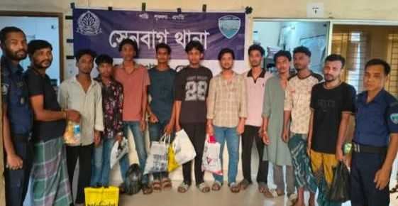 সেনবাগে ‘জয় বাংলা’ স্লোগান দেয়ার অভিযোগে, ৯ কিশোর আটক
