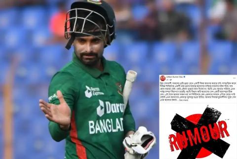 বাড়িতে হামলার খবর গুজব: লিটন