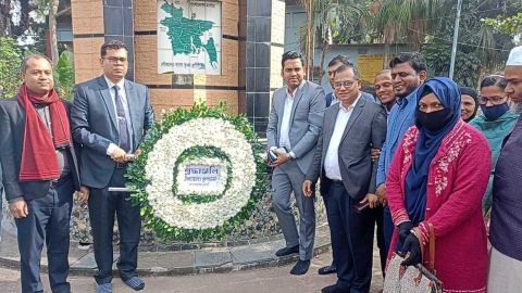 দাগনভূঞা বুদ্ধিজীবি দিবস উপলক্ষে আলোচনা সভা ও দোয়া মাহফিল অনুষ্ঠিত