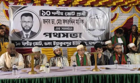 নির্বাচনী প্রচারণার ৭ম দিনে ৮টি উঠান বৈঠক ও ২ টি পথসভা মানিকের